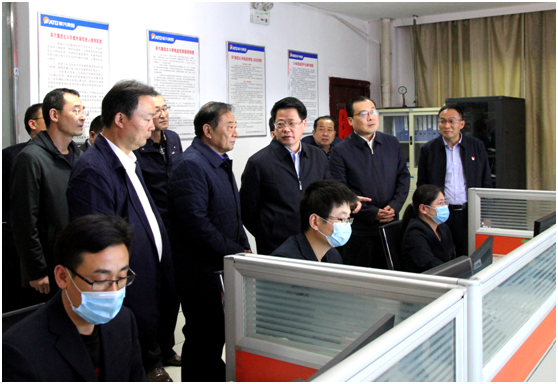 安徽省副省長、市委書記楊光榮來到集團公司調研安全生產工作